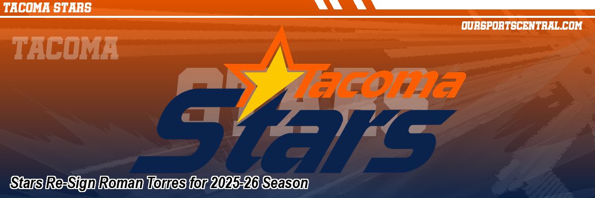 Stars Re-Sign Roman Torres for 2025-26 Season