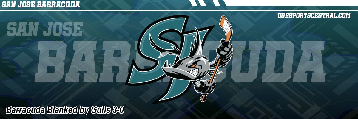 Barracuda Blanked by Gulls 3-0