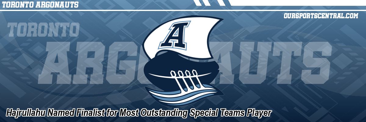 Hajrullahu Named Finalist for Most Outstanding Special Teams Player