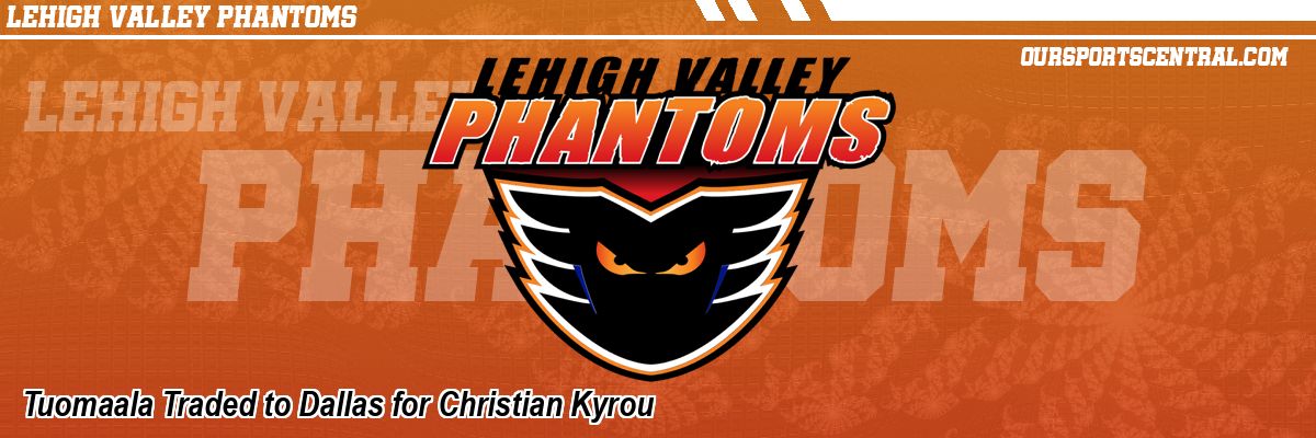 Tuomaala Traded to Dallas for Christian Kyrou