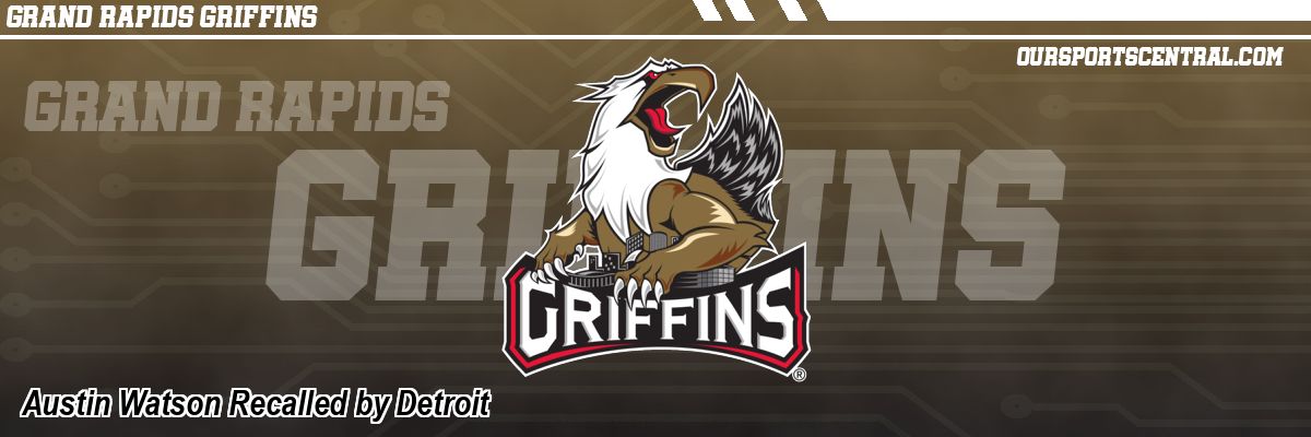 Austin Watson Recalled by Detroit