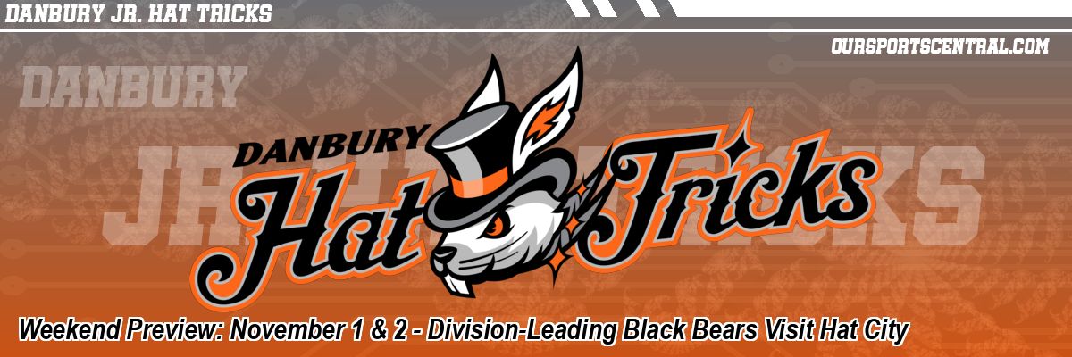 Weekend Preview: November 1 & 2 - Division-Leading Black Bears Visit Hat City