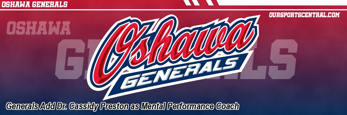 Generals Add Dr. Cassidy Preston as Mental Performance Coach