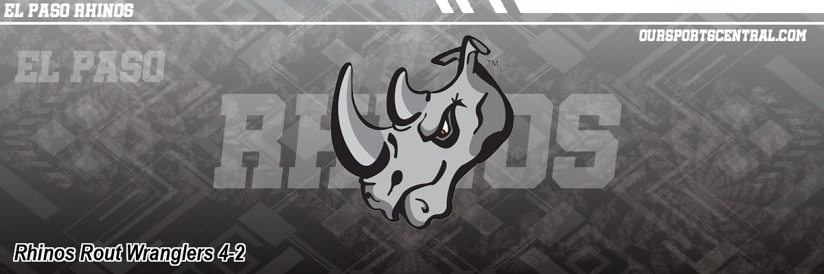 Rhinos Rout Wranglers 4-2