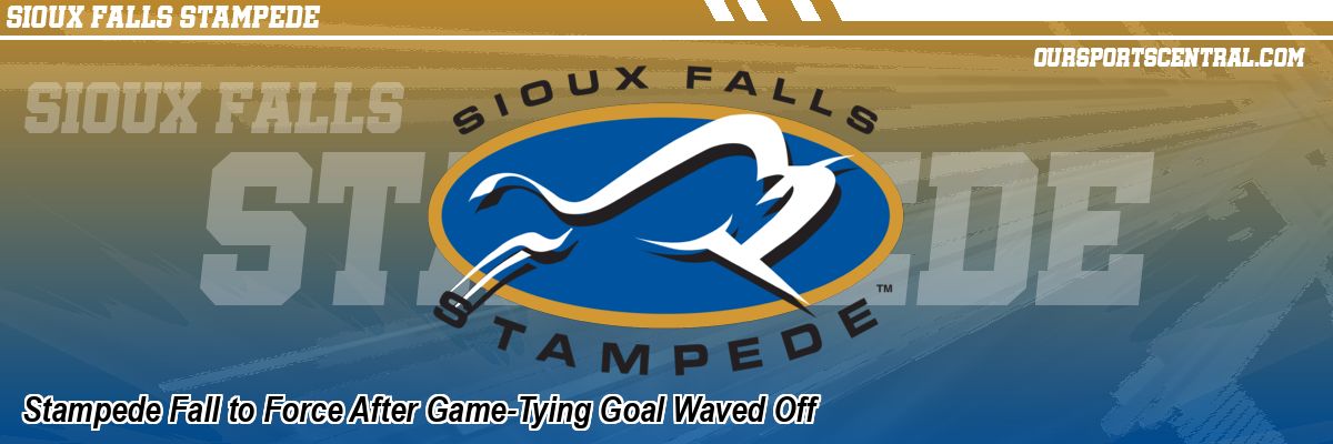 Stampede Fall to Force After Game-Tying Goal Waved Off