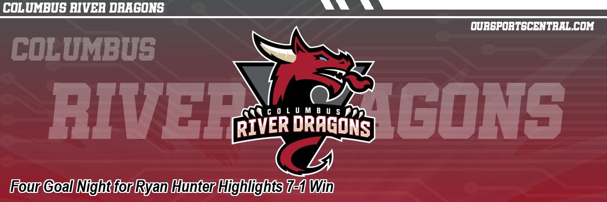 Four Goal Night for Ryan Hunter Highlights 7-1 Win
