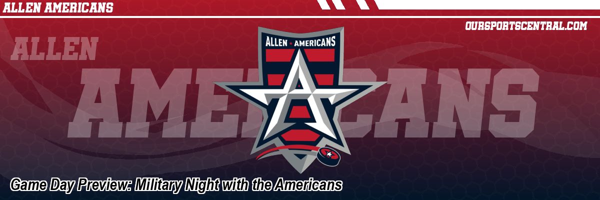 Game Day Preview: Military Night with the Americans