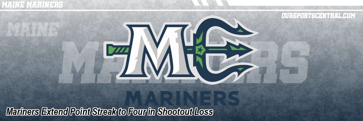 Mariners Extend Point Streak to Four in Shootout Loss