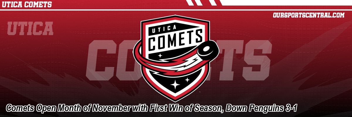 Comets Open Month of November with First Win of Season, Down Penguins 3-1