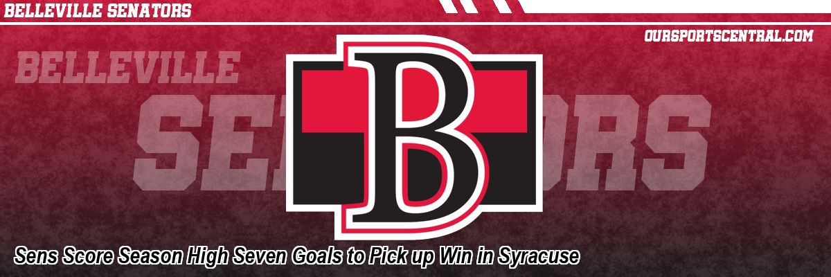 Sens Score Season High Seven Goals to Pick up Win in Syracuse