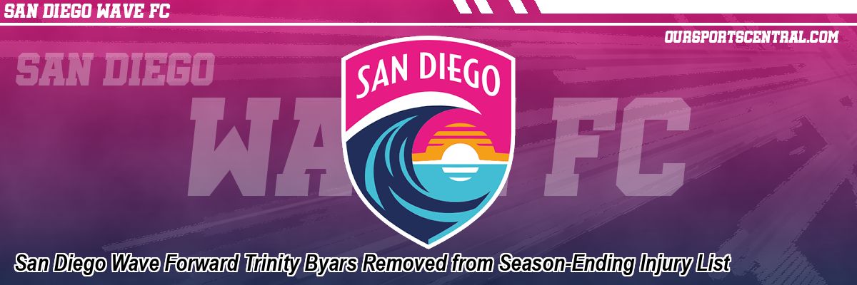 San Diego Wave Forward Trinity Byars Removed from Season-Ending Injury List