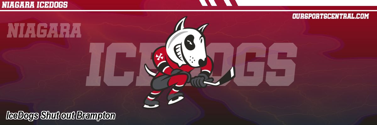 IceDogs Shut out Brampton