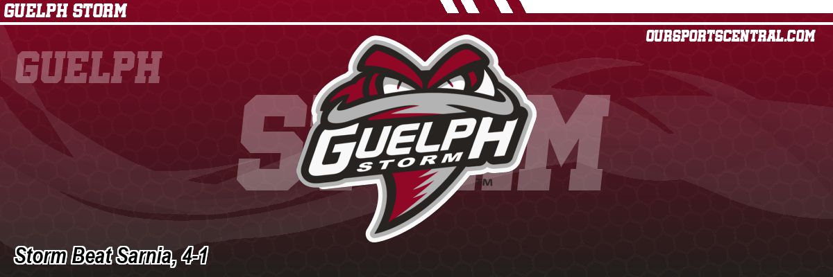 Storm Beat Sarnia, 4-1