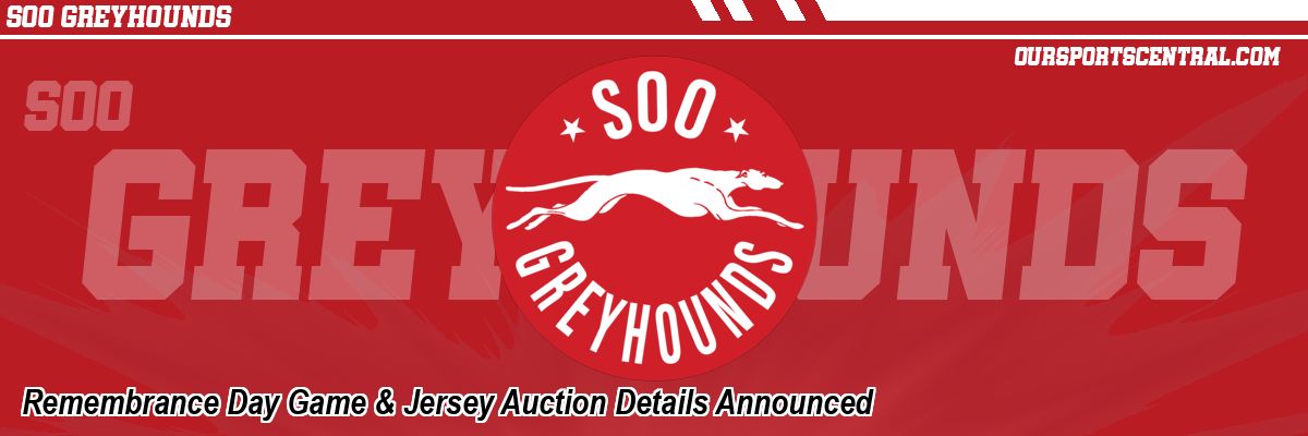 Remembrance Day Game & Jersey Auction Details Announced