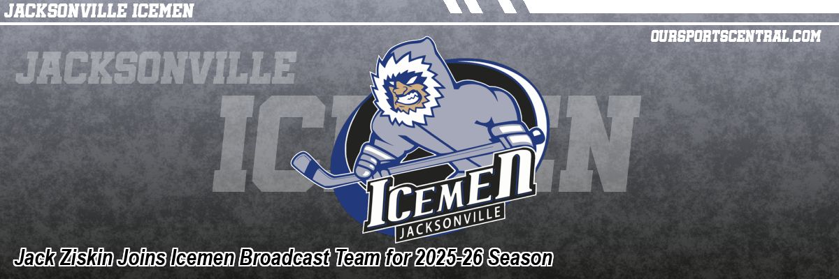 Jack Ziskin Joins Icemen Broadcast Team for 2025-26 Season