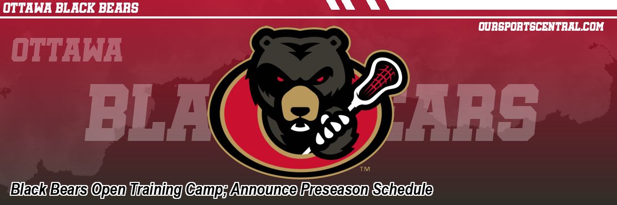 Black Bears Open Training Camp; Announce Preseason Schedule