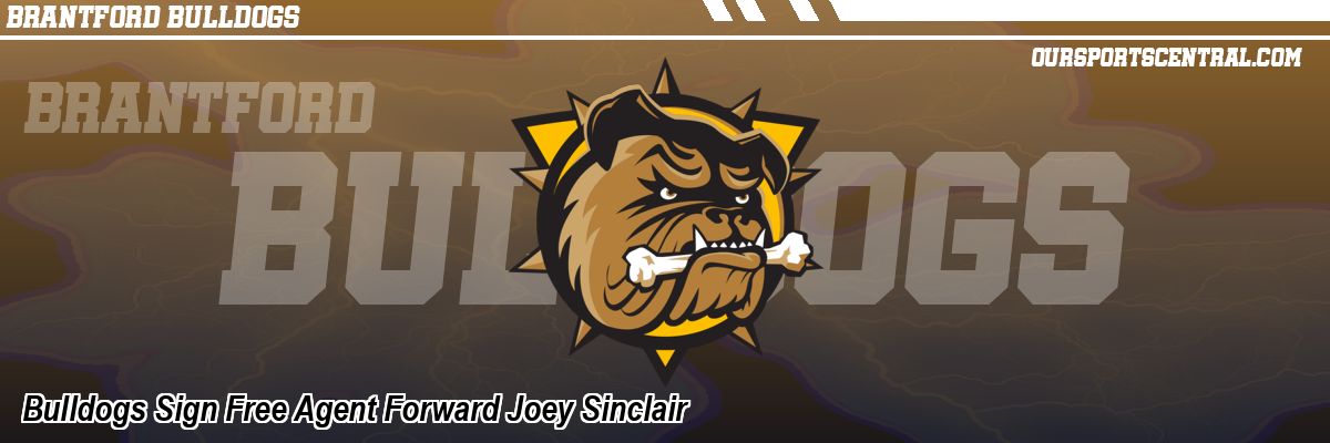 Bulldogs Sign Free Agent Forward Joey Sinclair