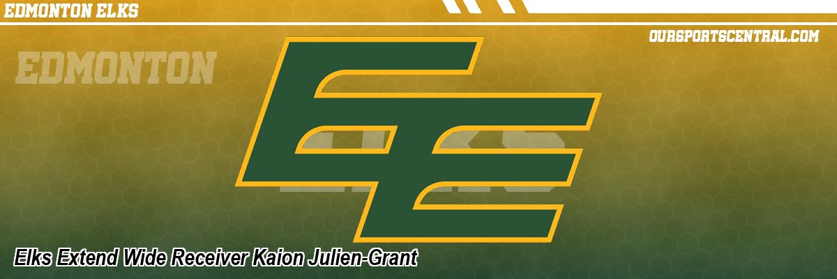 Elks Extend Wide Receiver Kaion Julien-Grant