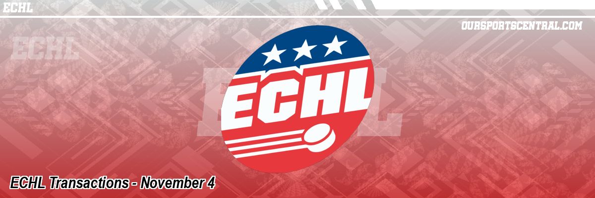 ECHL Transactions - November 4
