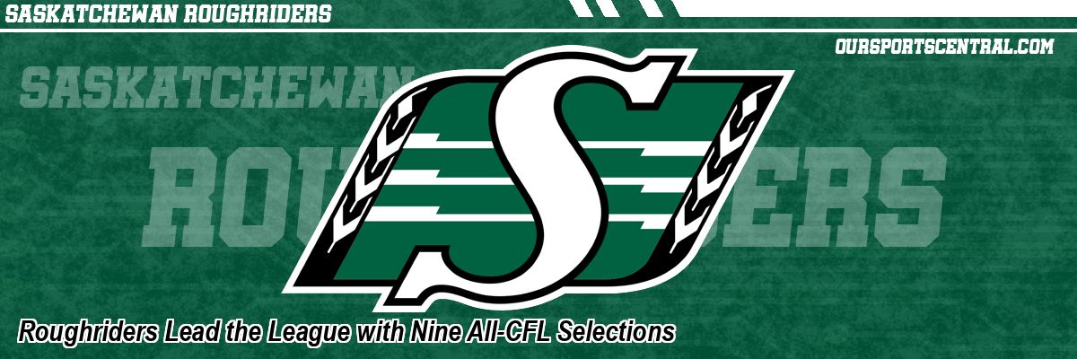 Roughriders Lead the League with Nine All-CFL Selections