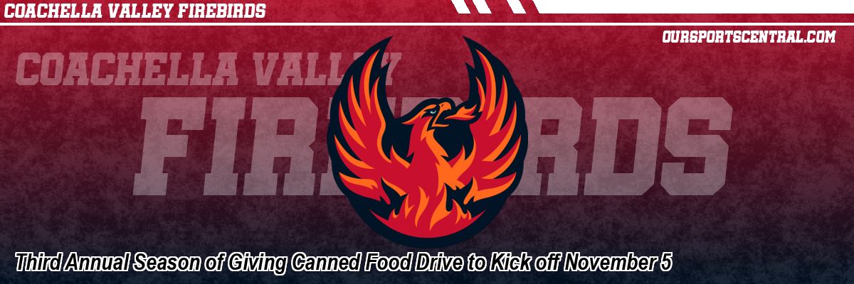 Third Annual Season of Giving Canned Food Drive to Kick off November 5