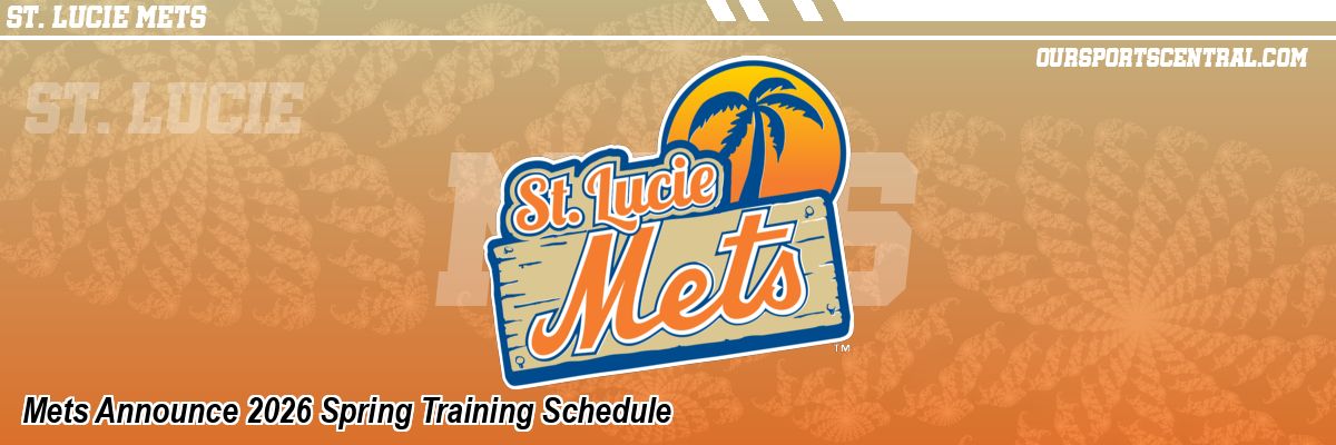 Mets Announce 2026 Spring Training Schedule