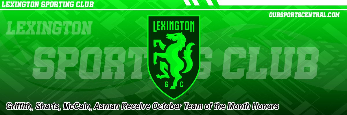 Griffith, Sharts, McCain, Asman Receive October Team of the Month Honors