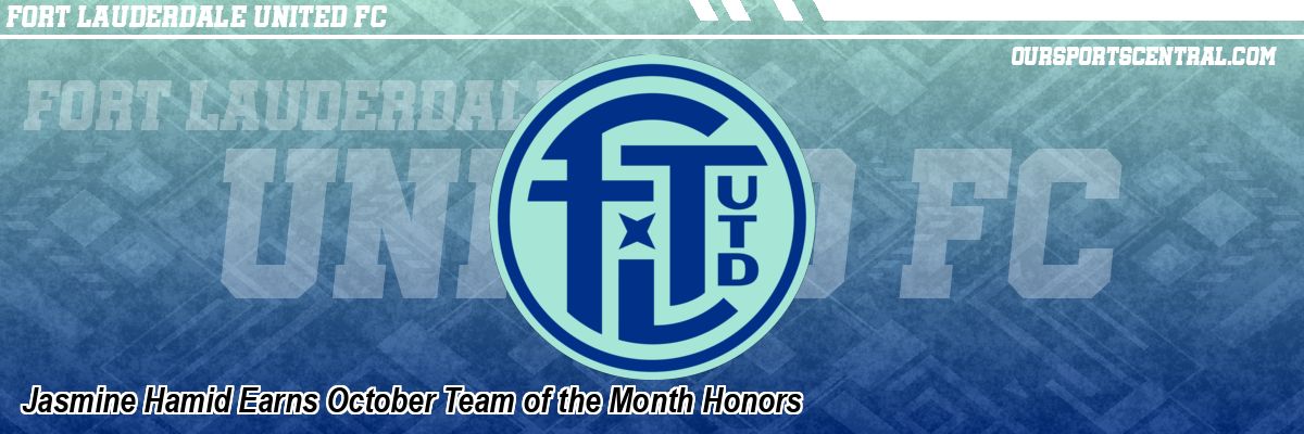 Jasmine Hamid Earns October Team of the Month Honors