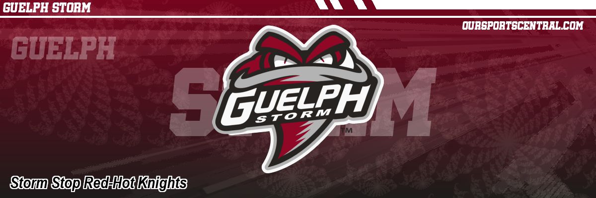 Storm Stop Red-Hot Knights