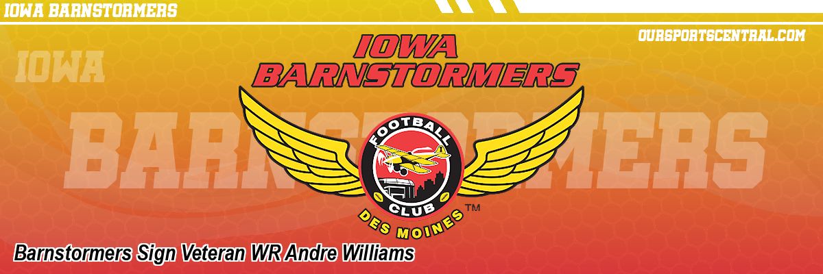 Barnstormers Sign Veteran WR Andre Williams
