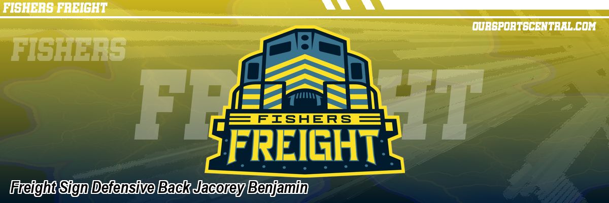 Freight Sign Defensive Back Jacorey Benjamin
