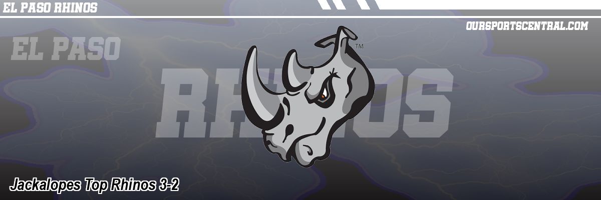 Jackalopes Top Rhinos 3-2