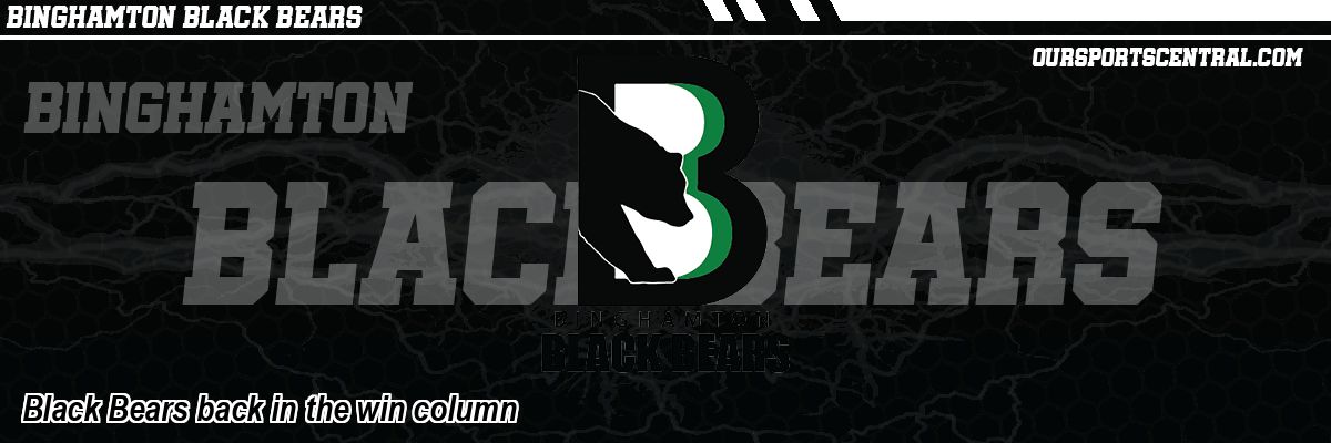 Black Bears back in the win column