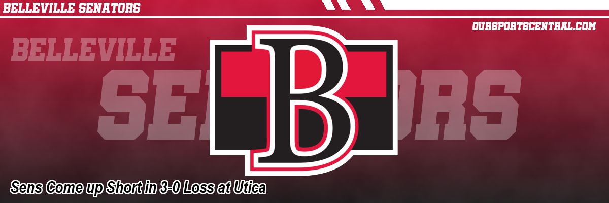 Sens Come up Short in 3-0 Loss at Utica