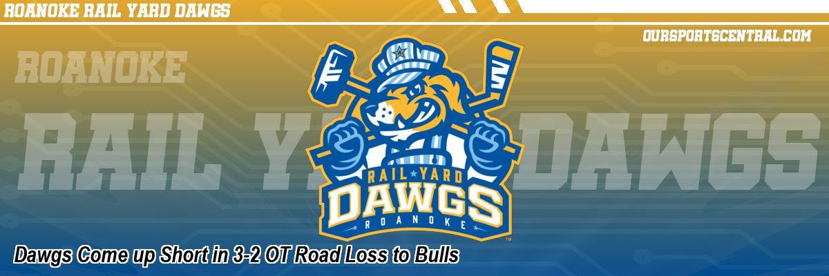 Dawgs Come up Short in 3-2 OT Road Loss to Bulls