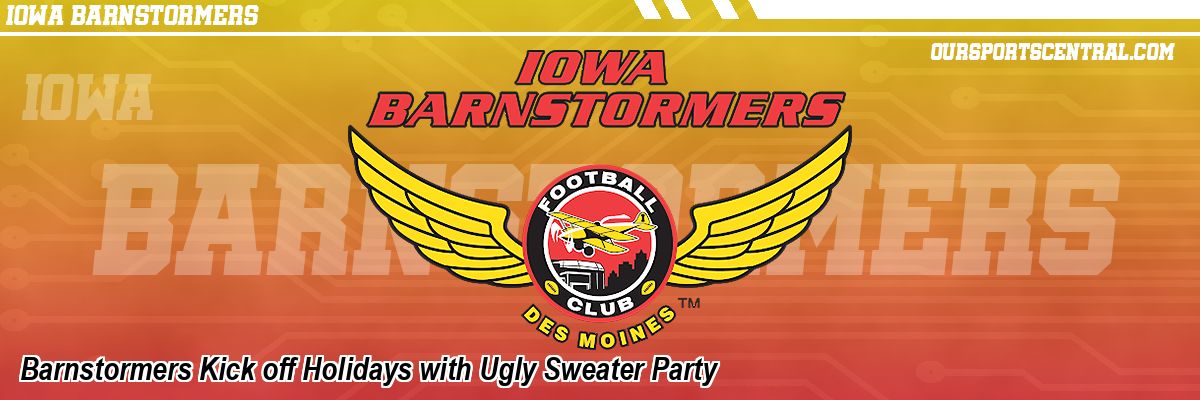 Barnstormers Kick off Holidays with Ugly Sweater Party
