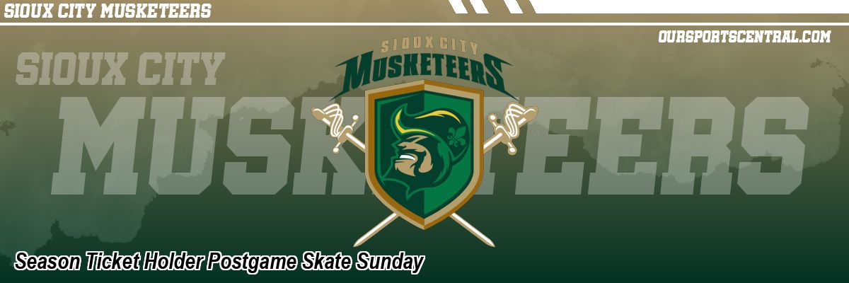 Season Ticket Holder Postgame Skate Sunday