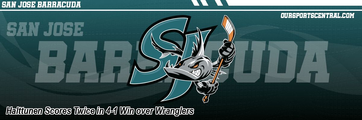 Halttunen Scores Twice in 4-1 Win over Wranglers