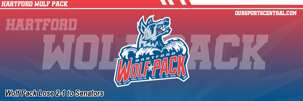 Wolf Pack Lose 2-1 to Senators