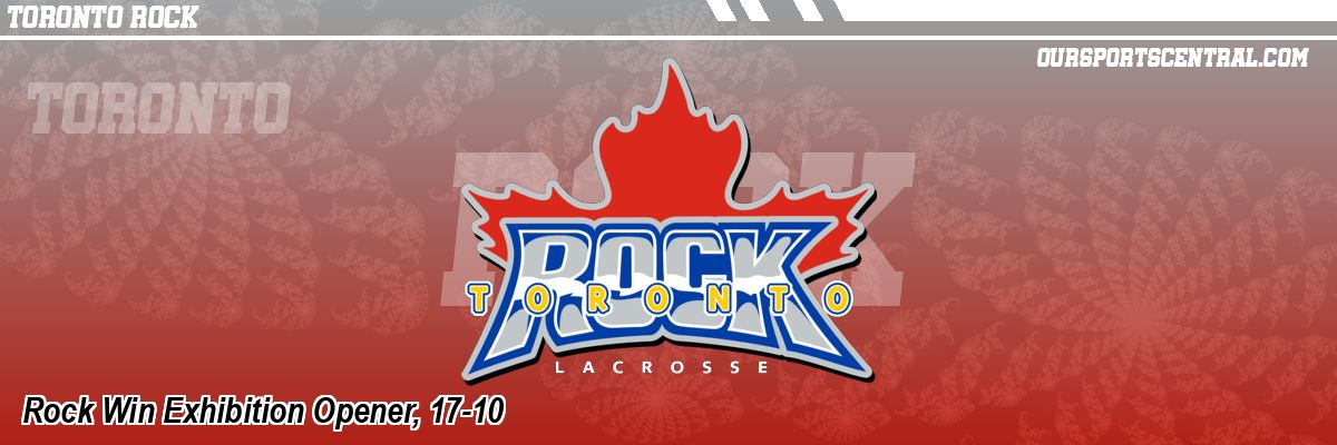Rock Win Exhibition Opener, 17-10