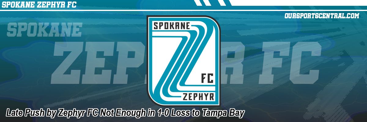 Late Push by Zephyr FC Not Enough in 1-0 Loss to Tampa Bay