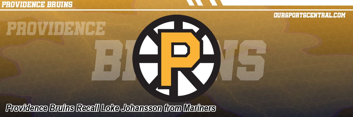 Providence Bruins Recall Loke Johansson from Mariners