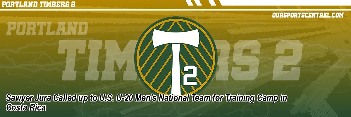 Sawyer Jura Called up to U.S. U-20 Men's National Team for Training Camp in Costa Rica