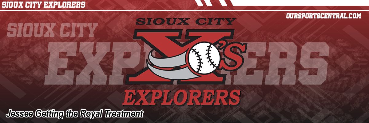 Jessee Getting the Royal Treatment