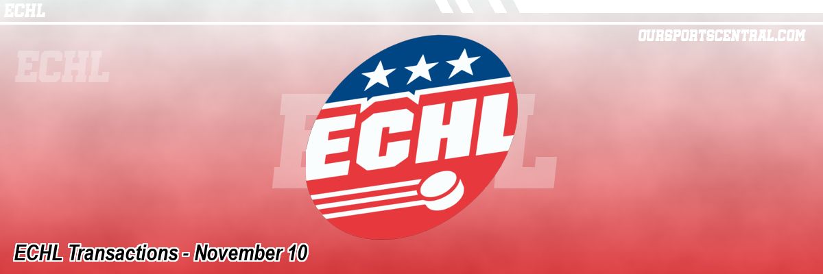 ECHL Transactions - November 10