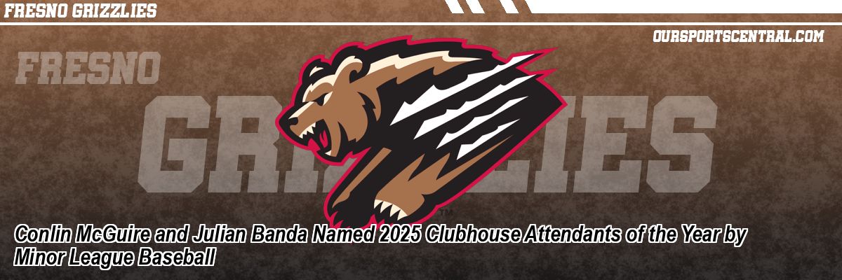 Conlin McGuire and Julian Banda Named 2025 Clubhouse Attendants of the Year by Minor League Baseball