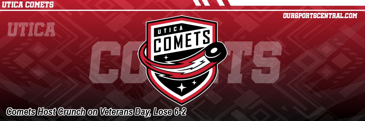 Comets Host Crunch on Veterans Day, Lose 6-2