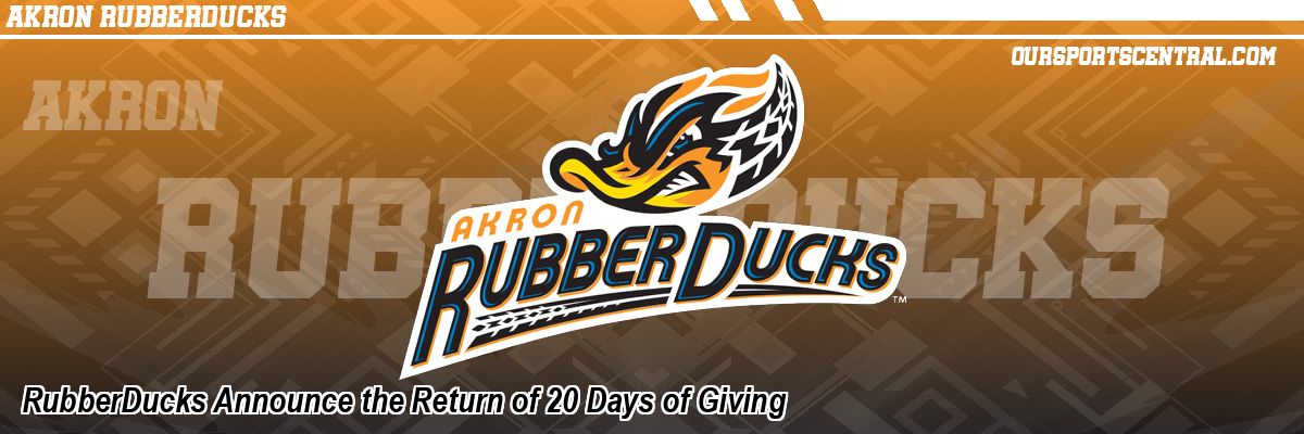 RubberDucks Announce the Return of 20 Days of Giving