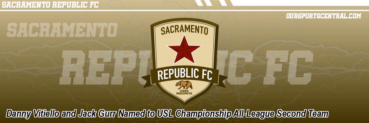 Danny Vitiello and Jack Gurr Named to USL Championship All-League Second Team