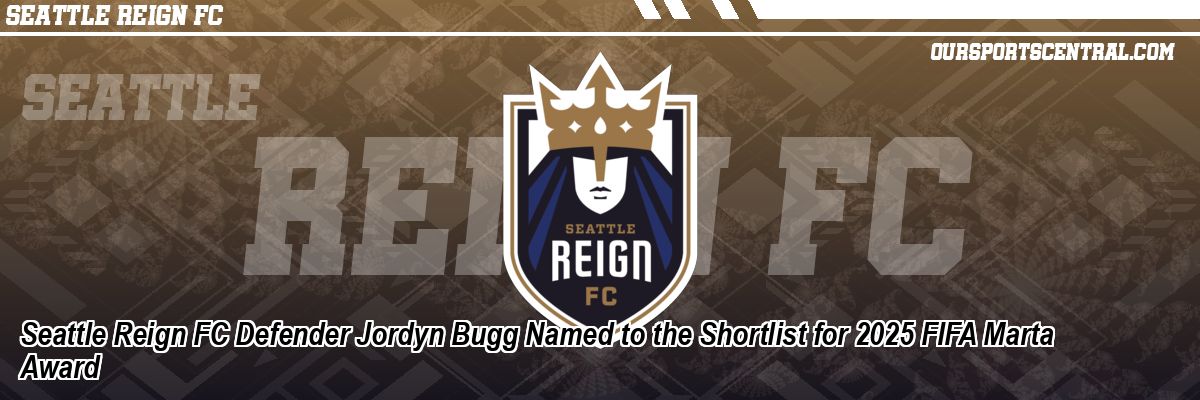 Seattle Reign FC Defender Jordyn Bugg Named to the Shortlist for 2025 FIFA Marta Award